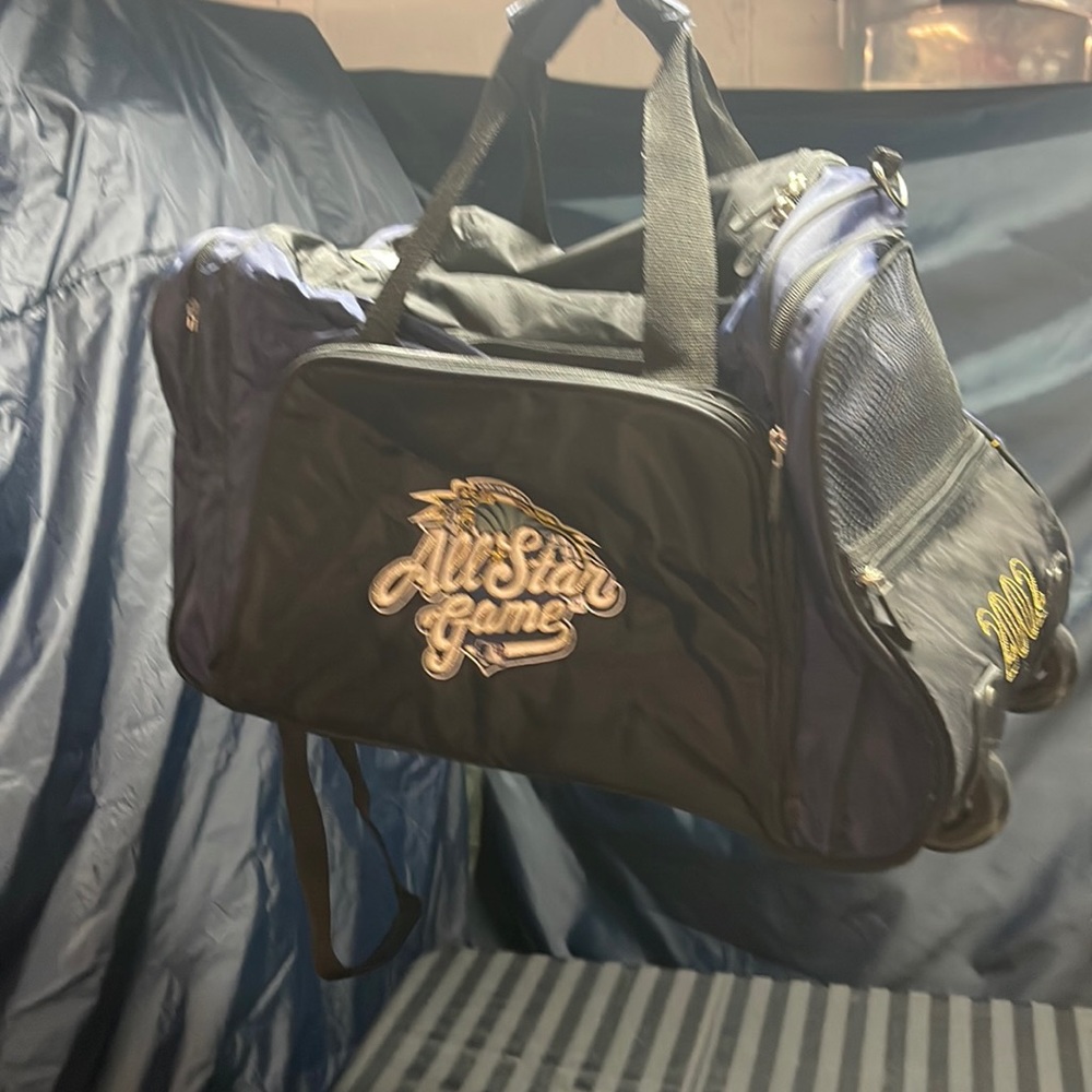 Major League Baseball All Star Game 2002 Brewers Authentic Duffel Bag w/wheels